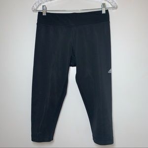 adidas Climalite Capri Leggings Black Size Medium